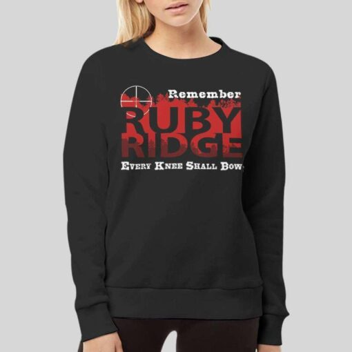 Every Knee Shall Bow Remember Ruby Ridge T Shirt