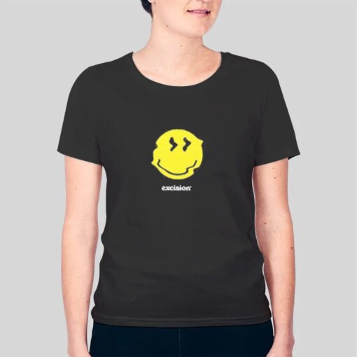 Excision Merch Smiley Emoji Shirt