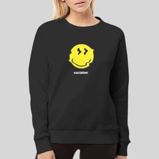 Excision Merch Smiley Emoji Shirt