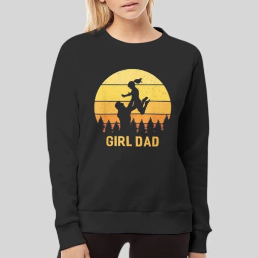 Family Proud Fathers Day Girl Dad Shirt