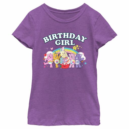 Girl_s Care Bears Birthday Girl T-Shirt