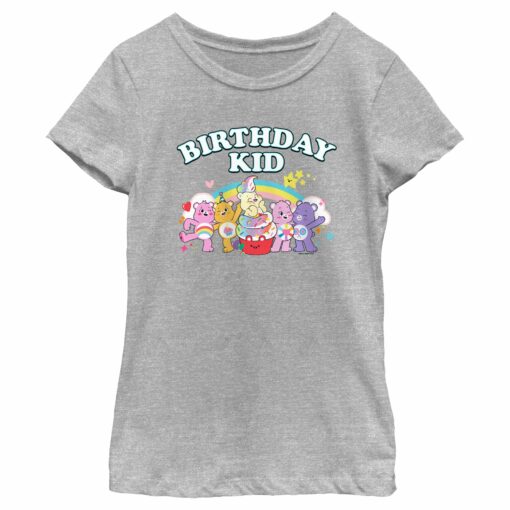 Girl_s Care Bears Birthday Kid T-Shirt