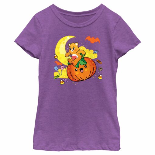 Girl_s Care Bears Tenderheart Cute Halloween T-Shirt