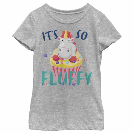 Girl_s Despicable Me It_s So Fluffy Unicorn Cupcake T-Shirt