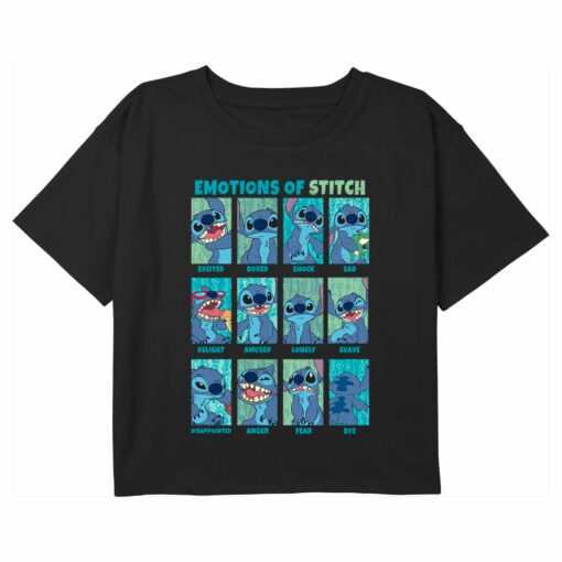 Girl_s Lilo & Stitch Emotions of Stitch T-Shirt