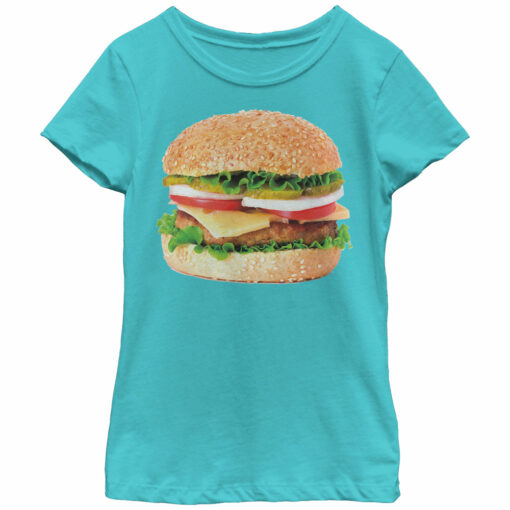 Girl_s Lost Gods Cheeseburger Love T-Shirt