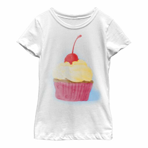 Girl_s Lost Gods Cupcake with a Cherry on Top T-Shirt