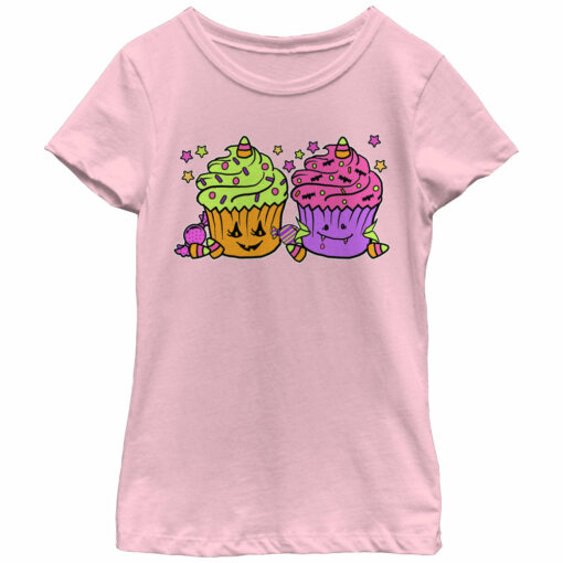 Girl_s Lost Gods Halloween Cupcakes T-Shirt