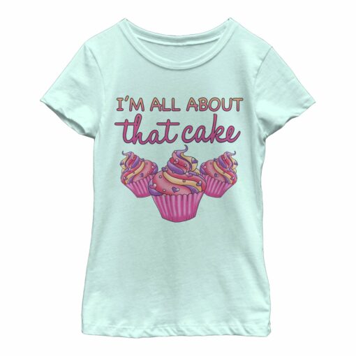 Girl_s Lost Gods I_m All About That Cake T-Shirt