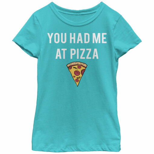 Girl_s Lost Gods You Had Me at Pizza T-Shirt