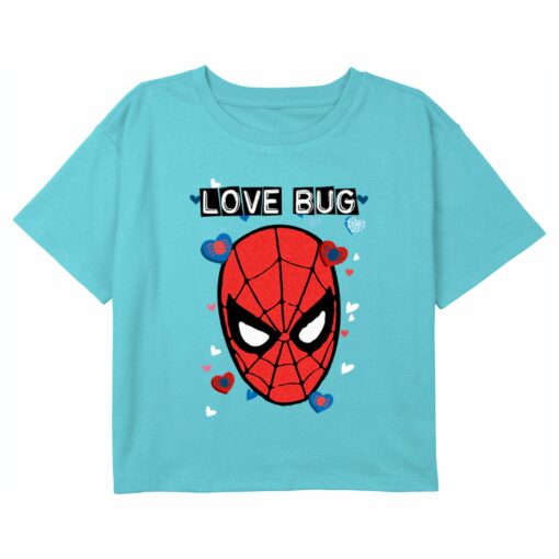 Girl_s Marvel Spider-Man Love Bug T-Shirt