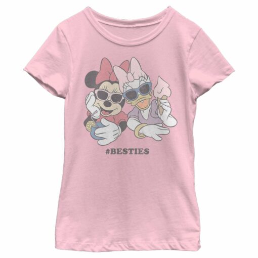 Girl_s Mickey & Friends Minnie and Daisy Besties T-Shirt