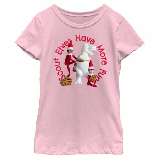 Girl_s The Elf on the Shelf Scout Elves Fun T-Shirt