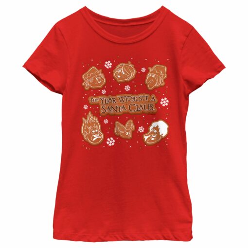 Girl_s The Year Without a Santa Claus Gingerbread Squad T-Shirt