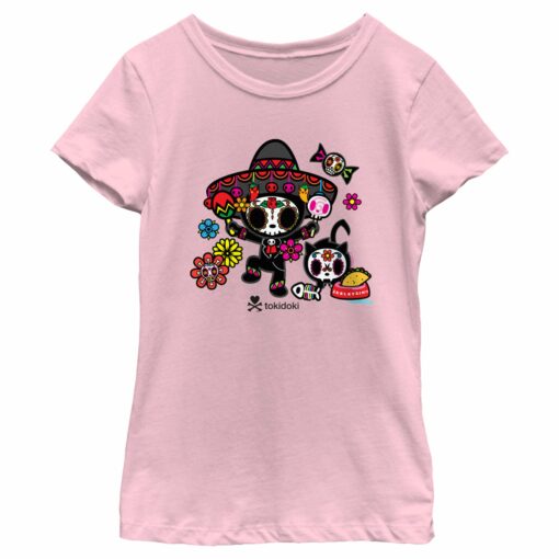 Girl_s Tokidoki Dia De Los Muertos Adios and Skeletrino T-Shirt