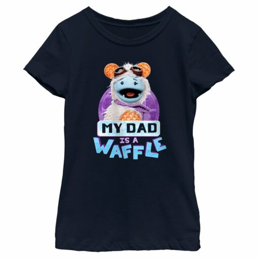 Girl_s Waffles + Mochi My Dad is a Waffle T-Shirt