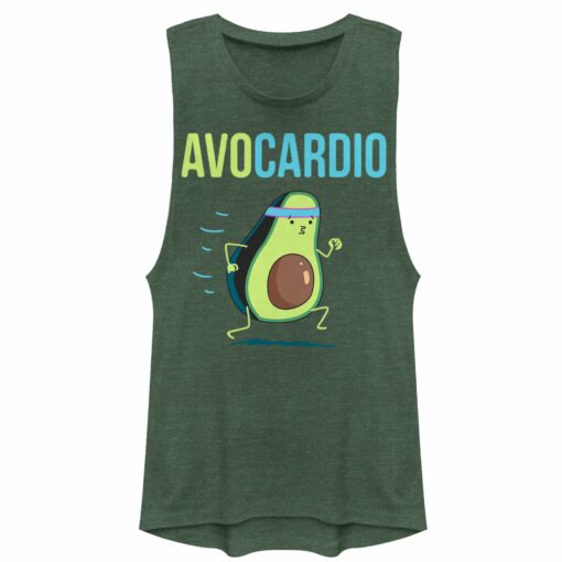 Junior_s CHIN UP Adorable Avocado Cardio Festival Muscle Tee