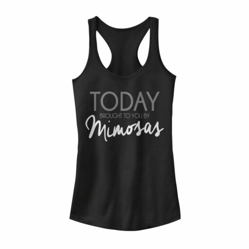 Junior_s CHIN UP Brought to You by Mimosas Racerback Tank Top