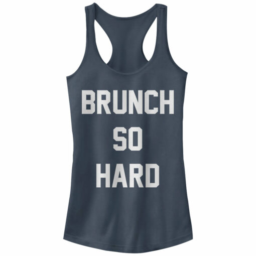 Junior_s CHIN UP Brunch So Hard Racerback Tank Top