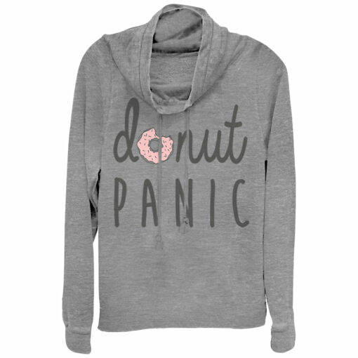 Junior_s CHIN UP Donut Panic Cowl Neck Sweatshirt