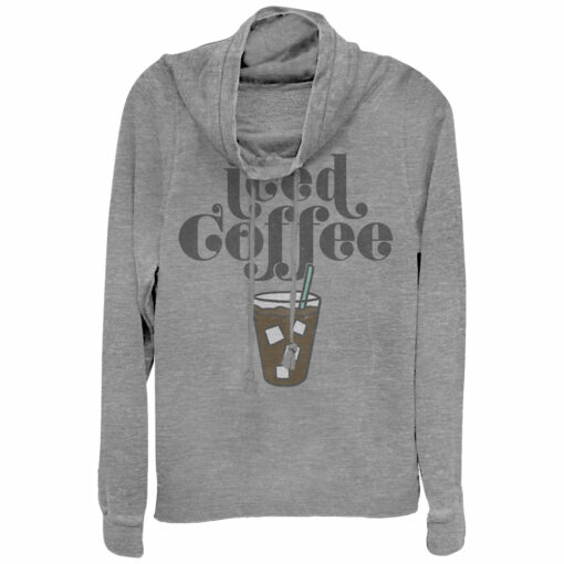 Junior_s CHIN UP Iced Coffee Cowl Neck Sweatshirt