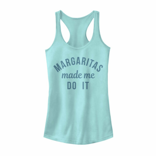 Junior_s CHIN UP Margaritas Made Me Do It Racerback Tank Top