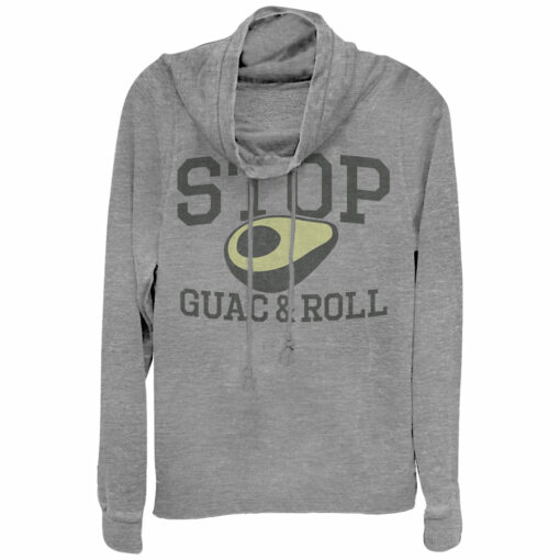 Junior_s CHIN UP Stop Guac and Roll Cowl Neck Sweatshirt