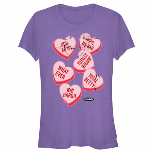 Junior_s Clueless Candy Hearts T-Shirt