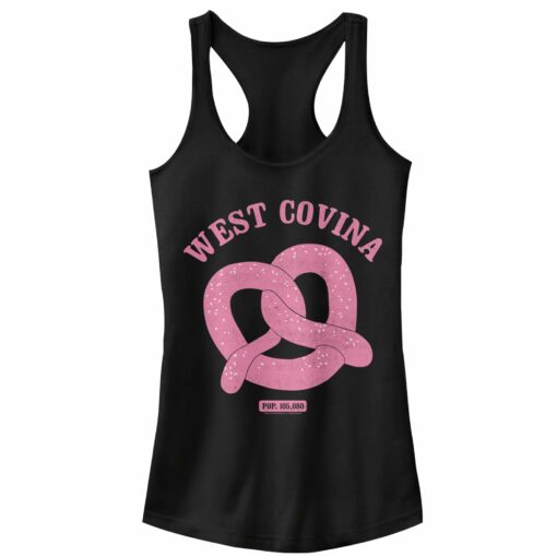 Junior_s Crazy Ex-Girlfriend West Covina Pretzel Racerback Tank Top