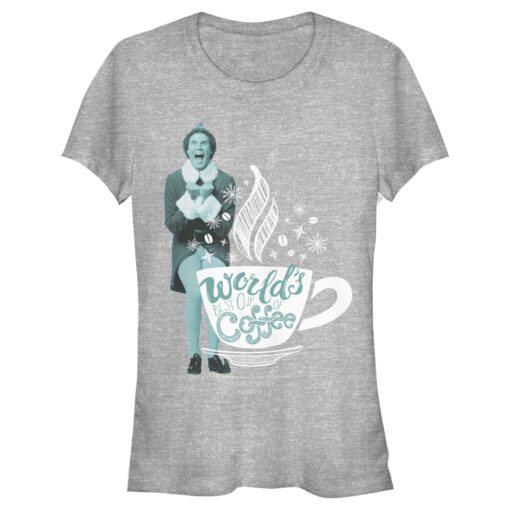 Junior_s Elf World_s Best Coffee T-Shirt