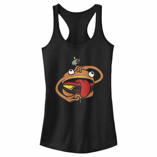 Junior_s Fortnite Durr Burger Racerback Tank Top