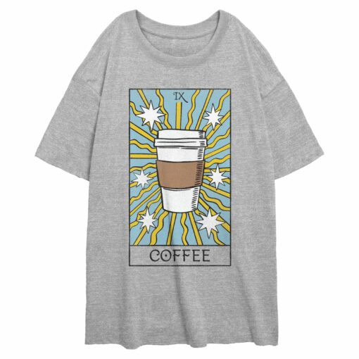 Junior_s Lost Gods Coffee Cup Tarot Card T-Shirt