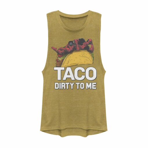 Junior_s Marvel Deadpool Taco Dirty to Me Festival Muscle Tee