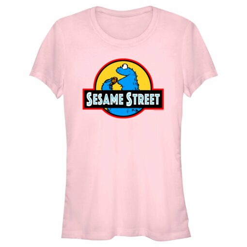 Junior_s Sesame Street Cookie Jurassic Park T-Shirt