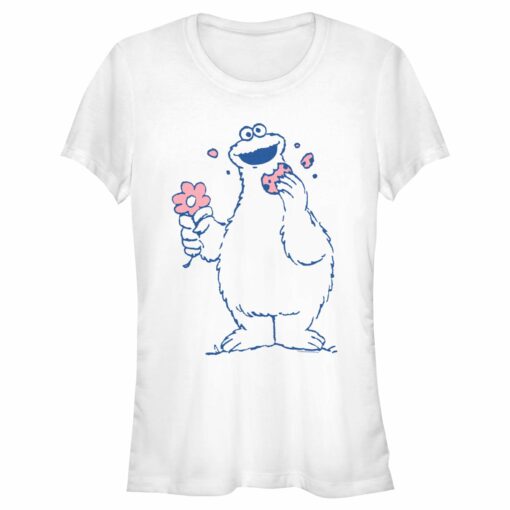 Junior_s Sesame Street Cookie Monster Flower T-Shirt