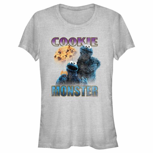 Junior_s Sesame Street Cookie Monster Retro Portrait T-Shirt