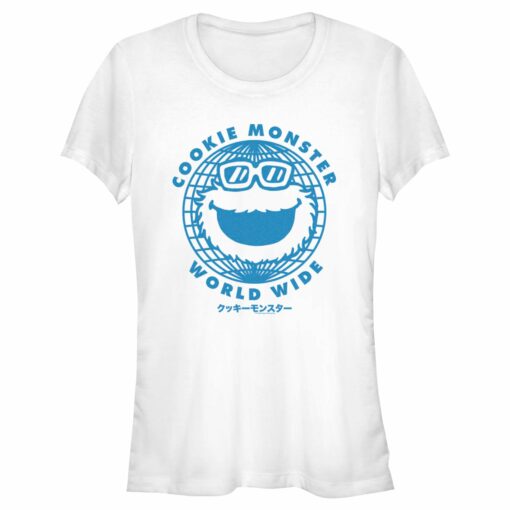 Junior_s Sesame Street Cookie Monster World Wide T-Shirt