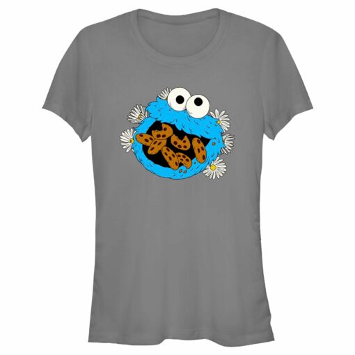 Junior_s Sesame Street Cookie Monster and Daisies T-Shirt