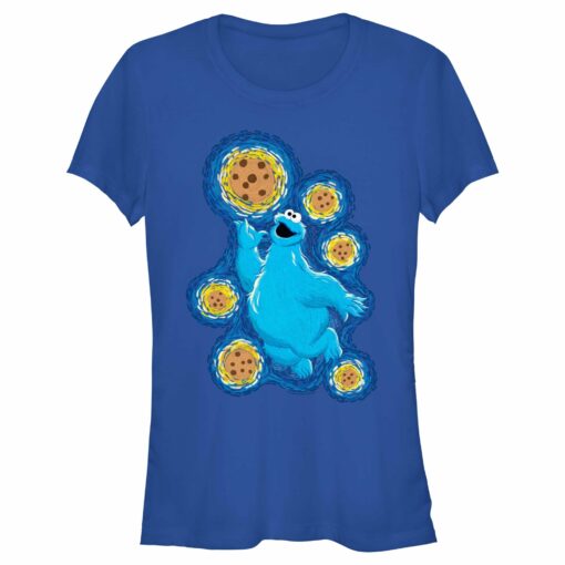 Junior_s Sesame Street Starry Night Cookie Monster T-Shirt