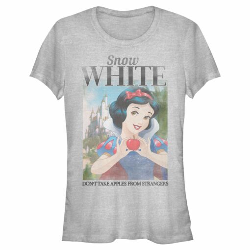 Junior_s Snow White and the Seven Dwarfs Don_t Take Apples From Strangers Poster T-Shirt