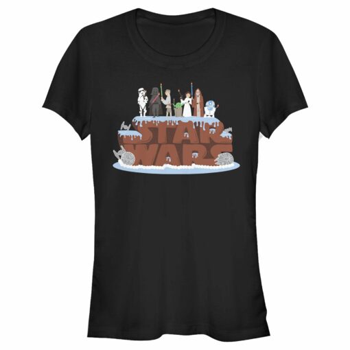 Junior_s Star Wars Birthday Cake Logo T-Shirt