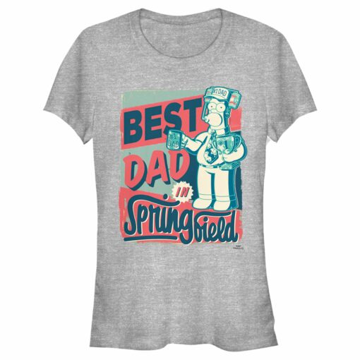 Junior_s The Simpsons Father_s Day Homer Simpson Best Dad in Springfield T-Shirt