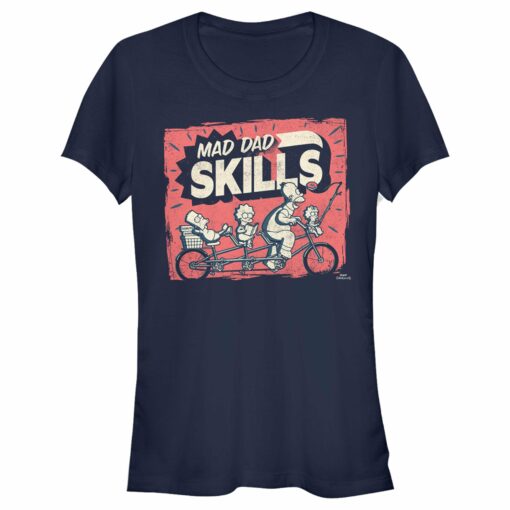 Junior_s The Simpsons Father_s Day Mad Dad Skills T-Shirt