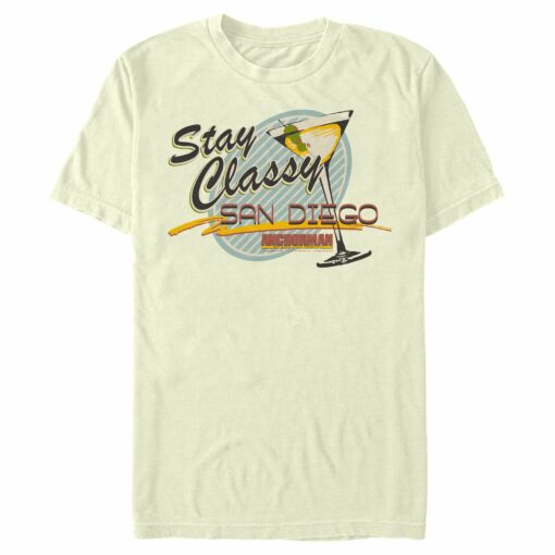 Men_s Anchorman Stay Classy San Diego Martini T-Shirt