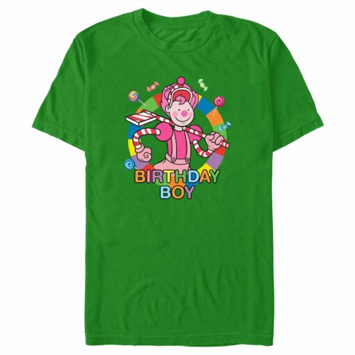 Men_s Candy Land Mr. Mint Birthday Boy T-Shirt