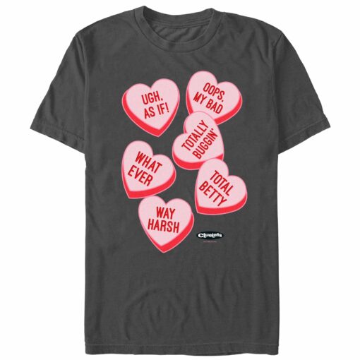 Men_s Clueless Candy Hearts T-Shirt