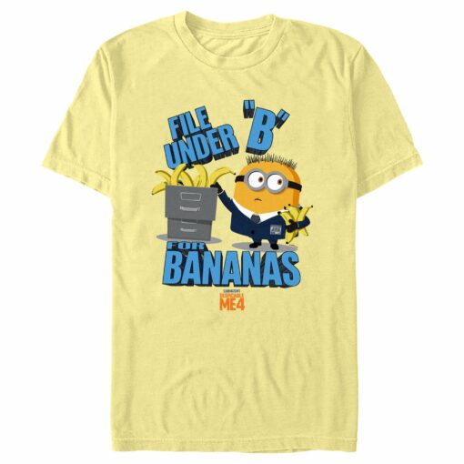 Men_s Despicable Me 4 Jorge File Under B for Bananas T-Shirt