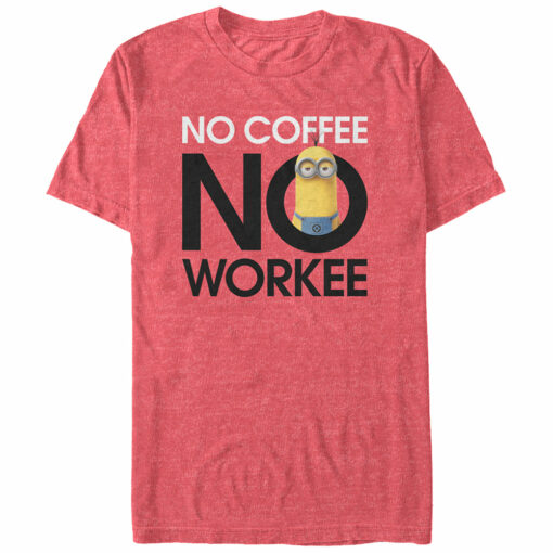 Men_s Despicable Me Minion No Coffee T-Shirt