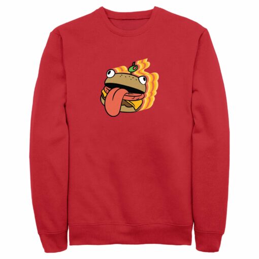 Men_s Fortnite Durr Burger Sticker Sweatshirt