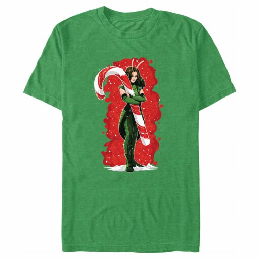 Men_s Guardians of the Galaxy Holiday Special Mantis Candy Cane Hug T-Shirt